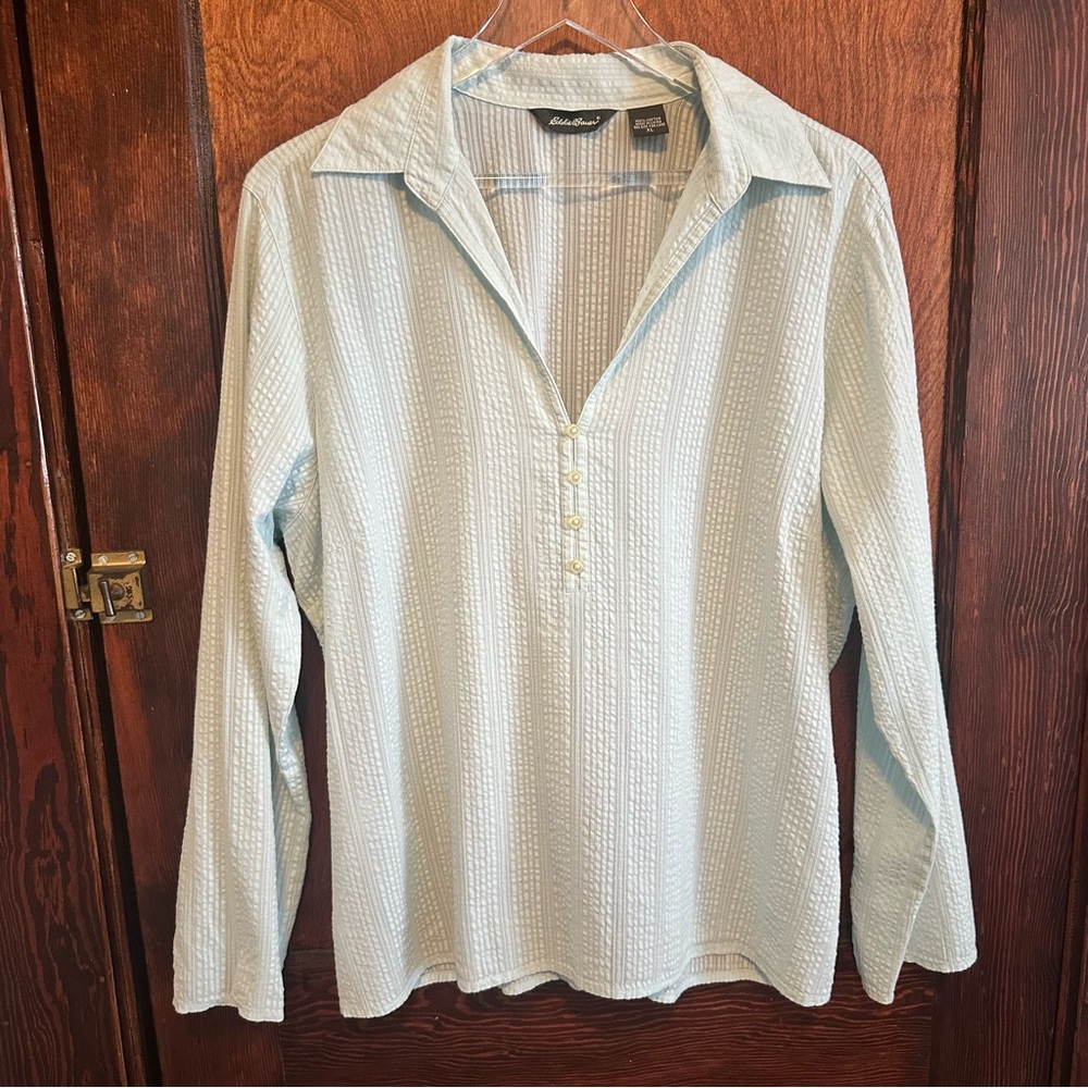 Eddie Bauer XL Blue tunic